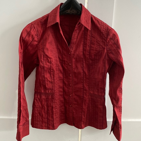 Petite Red Shirt by Contemporaine - Picture 1 of 8